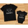imageBig Brother Little Brother Shirts Player 1 Player 2 Gamer Gaming Siblings SetBig Bro Navy  Lil Bro Navy