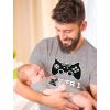 imageGamer Dad and Baby Matching Outfits Gifts for New Dads Player 1 ampamp Player 2 Funny Fathers Day Daddy and Me OutfitsDad Gray  Baby Gray