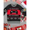 imageGamer Ugly Christmas Sweater Kids Gifts for Gamers I Paused My Game to Be Here Youth Holiday Xmas SweatersRed