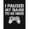 imageI Paused My Game to be Here Gamer Hoodie for Men Gifts for Gamers Funny Mens Gaming HoodiesAdult  Blue