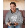 imageI Paused My Game to be Here Gamer Hoodie for Men Gifts for Gamers Funny Mens Gaming HoodiesAdult Gray