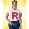 imageTeam R Rocket Inspired Womens Shirt Anime Theme Halloween Costume TShirt for WomenWhite