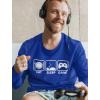 imageTstars Eat Sleep Game Hoodie Gifts for Gamers Gaming Apparel Gamer Hoodies for Men ampamp Teen BoysGame Shirt  Blue