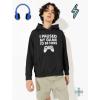 imageTstars Kids Gaming Apparel I Paused My Game Gifts for Gamers Sweatshirts HoodiesYouth  Black