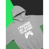 imageTstars Kids Gaming Apparel I Paused My Game Gifts for Gamers Sweatshirts HoodiesYouth  Gray