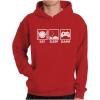 imageTstars Eat Sleep Game Hoodie Gifts for Gamers Gaming Apparel Gamer Hoodies for Men ampamp Teen BoysRed