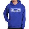 imageTstars Eat Sleep Game Hoodie Gifts for Gamers Gaming Apparel Gamer Hoodies for Men ampamp Teen BoysRoyal