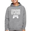 imageTstars Kids Gaming Apparel I Paused My Game Gifts for Gamers Sweatshirts HoodiesYouth  Gray