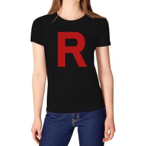 imageTeam R Rocket Inspired Womens Shirt Anime Theme Halloween Costume TShirt for WomenBlack
