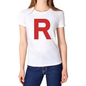 imageTeam R Rocket Inspired Womens Shirt Anime Theme Halloween Costume TShirt for WomenWhite