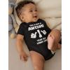 image1st Birthday Outfit Boy Girl This is What an Awesome 1 Year Old Looks Like First Bday Baby BodysuitBlack