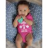 image1st Birthday Outfit Boy Girl This is What an Awesome 1 Year Old Looks Like First Bday Baby BodysuitWow Pink