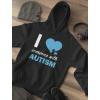 imageAutism Awareness Hoodie I Love Someone with Autism Women HoodieBlack