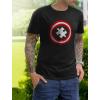 imageAutism Awareness Puzzle Superhero Shield Shirt Captain Autism TShirtBlue