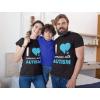imageAutism Awareness Shirts Men Women Love Autism Mom Dad Puzzle Matching Shirts Set Dad Blue XXLargeMom Blue XXLarge