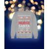 imageBe Nice To The Nurse Christmas Sweatshirt for Women Medical Sweater Style Nurses Funny Xmas Holiday SweatshirtsSweatshirt  Gray