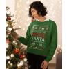 imageBe Nice To The Nurse Christmas Sweatshirt for Women Medical Sweater Style Nurses Funny Xmas Holiday SweatshirtsSweatshirt  Green