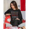 imageBe Nice To The Nurse Christmas Sweatshirt for Women Medical Sweater Style Nurses Funny Xmas Holiday SweatshirtsSweatshirtsocks