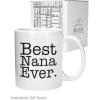imageBest Nana Ever Coffee Mug Best Gift Idea for Grandma Tea Cup Sturdy Ceramic Mug 11 Ounce White