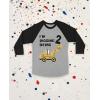 imageConstruction Bulldozer Im Digging Being 2 34 Sleeve Baseball Jersey Toddler Kids TShirt34 Sleeve  Dark Gray