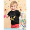 imageConstruction Bulldozer Im Digging Being 2 34 Sleeve Baseball Jersey Toddler Kids TShirtBlack