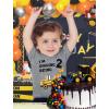 imageConstruction Bulldozer Im Digging Being 2 34 Sleeve Baseball Jersey Toddler Kids TShirtGray