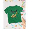 imageConstruction Bulldozer Im Digging Being 2 34 Sleeve Baseball Jersey Toddler Kids TShirtGreen