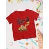 imageDigging Being 3 Construction 3rd Birthday Shirt Boy Toddler Kids TShirtRed
