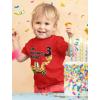 imageDigging Being 3 Construction 3rd Birthday Shirt Boy Toddler Kids TShirtRed