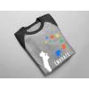 imageEmbrace Different Autism Awareness 34 Women Sleeve Baseball Jersey ShirtBlackGray