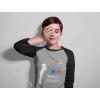 imageEmbrace Different Autism Awareness 34 Women Sleeve Baseball Jersey ShirtBlueGray