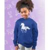 imageGift for Horse Lover  Love Horses Kids HoodieBlue