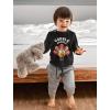 imageGobble Gobble Girls Boys Thanksgiving Shirt Funny Pilgrim Turkey Day Toddler Kids Long Sleeve TShirtBlack