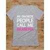 imageGrandma Shirt My Favorite People Call Me Grandma Nana Gift Women TShirtRed