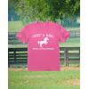 imageHorse Gifts A Girl Who Loves Horses Shirt Horseback Equestrian Youth Kids TShirtPink