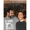 imageIf Papa Cant Fix It Were All Screwed Shirt Funny Gifts for Dads Fathers Day TShirt Dad Jokes Shirts for MenGray