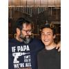 imageIf Papa Cant Fix It Were All Screwed Shirt Funny Gifts for Dads Fathers Day TShirt Dad Jokes Shirts for MenNavy