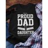 imageIm a Proud Dad Shirt Funny Gifts for Dads Grandfather Fathers Day Awesome Grandpa Abuelo Papa Shirts for MenBlack