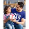 imageIm a Proud Dad Shirt Funny Gifts for Dads Grandfather Fathers Day Awesome Grandpa Abuelo Papa Shirts for MenBlue