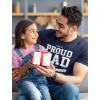 imageIm a Proud Dad Shirt Funny Gifts for Dads Grandfather Fathers Day Awesome Grandpa Abuelo Papa Shirts for MenNavy