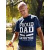 imageIm a Proud Dad Shirt Funny Gifts for Dads Grandfather Fathers Day Awesome Grandpa Abuelo Papa Shirts for MenNavy
