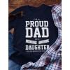 imageIm a Proud Dad Shirt Funny Gifts for Dads Grandfather Fathers Day Awesome Grandpa Abuelo Papa Shirts for MenNavy