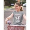 imageJust A Girl Who Loves Horses Gifts for Girls Kids Horseback Riding Horse ShirtGray