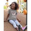 imageJust A Girl Who Loves Horses Gifts for Girls Kids Horseback Riding Horse ShirtGray