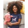 imageJust A Girl Who Loves Horses Gifts for Girls Kids Horseback Riding Horse ShirtNavy