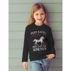 imageJust A Girl Who Loves Horses Horse Lover Gift ToddlerKids Long Sleeve TShirtRed
