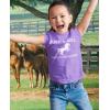 imageJust A Girl Who Loves Horses Shirt Horse Lover Gifts Equestrian Girls ShirtsLavender