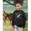imageJust a Girl Who Loves Horses Hoodie Horse Gifts Equestrian Horseback Riding Kids Girls HoodieBlack