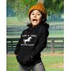 imageJust a Girl Who Loves Horses Hoodie Horse Gifts Equestrian Horseback Riding Kids Girls HoodieBlack
