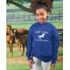 imageJust a Girl Who Loves Horses Hoodie Horse Gifts Equestrian Horseback Riding Kids Girls HoodieBlue